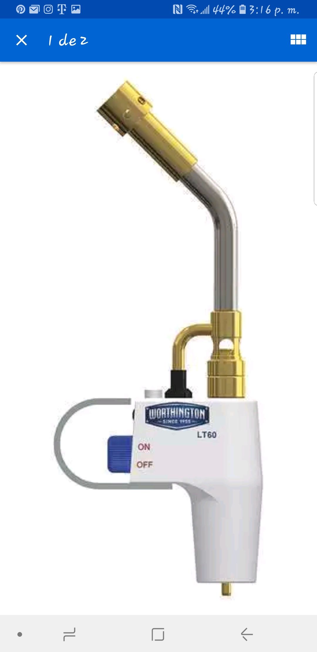 WORTHINGTON LT60 Torch, Hand, Heat Shrink MPN: LT60,