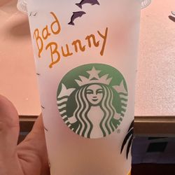 Starbucks Bad Bunny Tumbler Gift Cup
