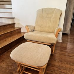 Rocking Chair / Glider With Ottoman 