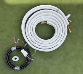 MRCOOL 25 ft. Pre-Charged R454B 1/4 × 3/8 Line Set w/ Pro Cable for 5th Gen