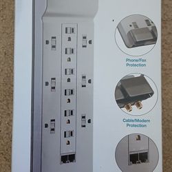 Belkin Surge Protector 12 Outlet 8ft Cord