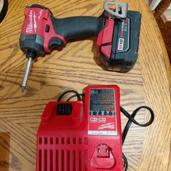 Milwaukee Fuel 1/4" Impact Driver.  Barley Used
