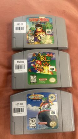 Diddy Kong Racing, Super Mario, Wave Race (Nintendo 64)