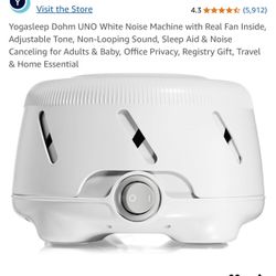 YogaSleep White Noise Machine  NEW