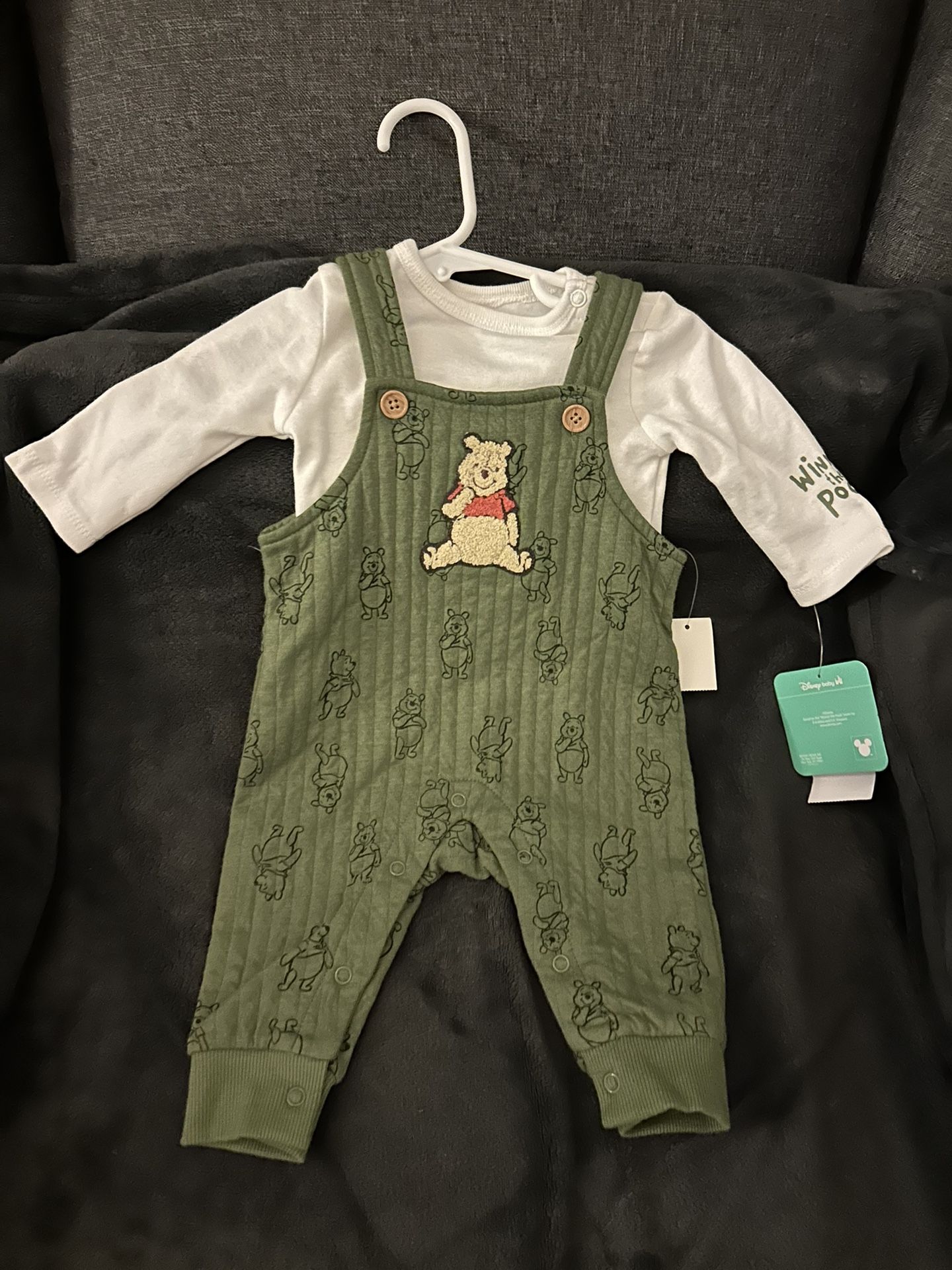 Winnie The Pooh Outfit 0-3M