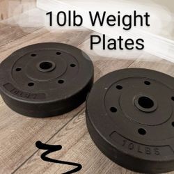 Pair Of 10lb Weight Plates