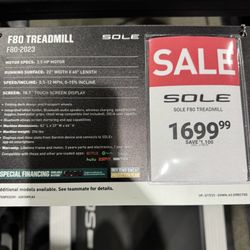 SOLE F80 Treadmill Only 5 Months Old 