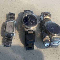 Kenneth Cole, Fossil, and  Skagen Platinum