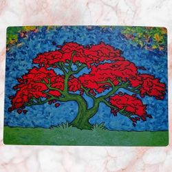 Japanese Maple Tree Artwork Magnet