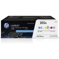 🔥 BRAND NEW Genuine HP 202A Toner Set – Cyan, Magenta, Yellow – Original OEM 🔥