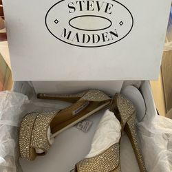 Steve Madden High Heels Size 6.5 Wedding Bride Bridesmaid Party New