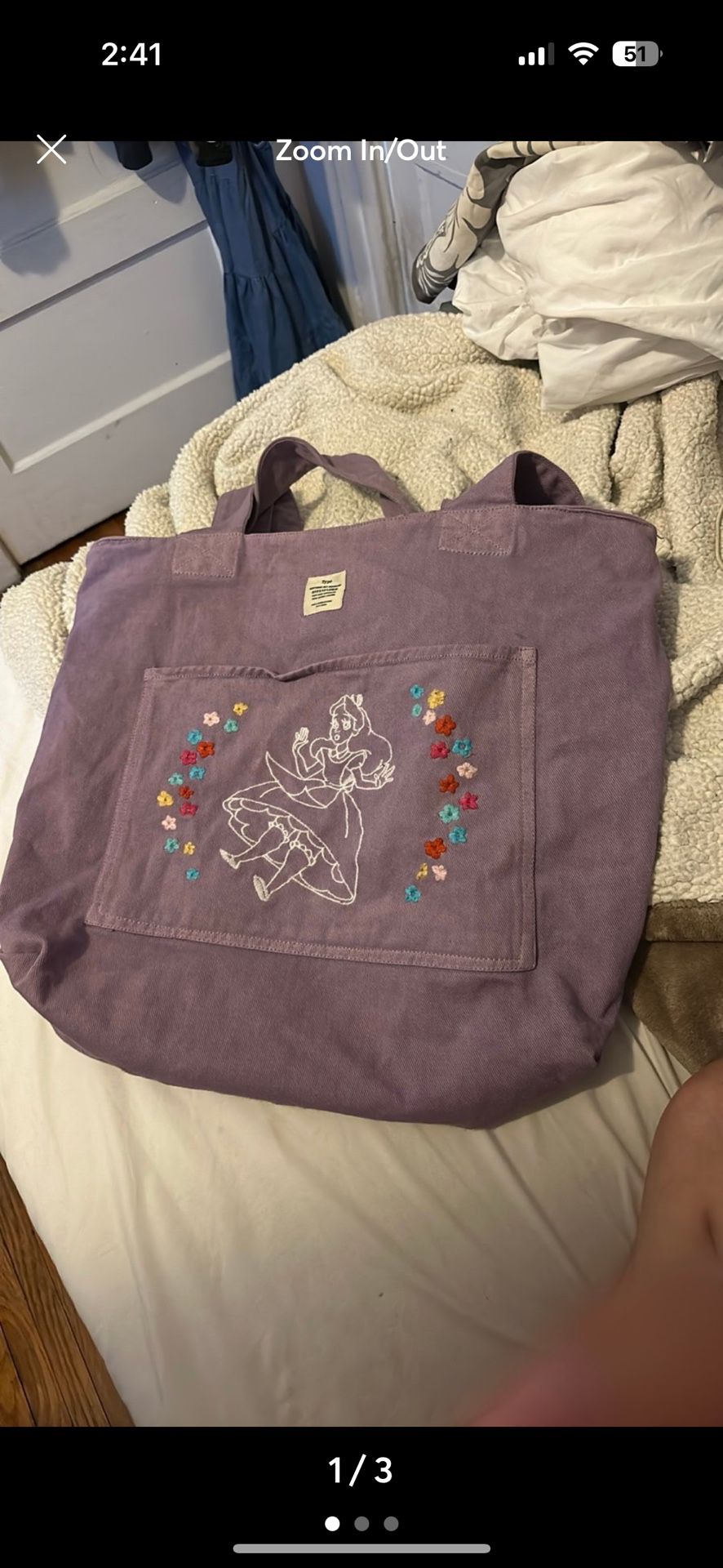Disney Typo Tote Bag