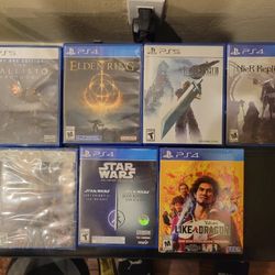 PS4 and PS5 Games