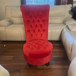 Red  Princess Chair