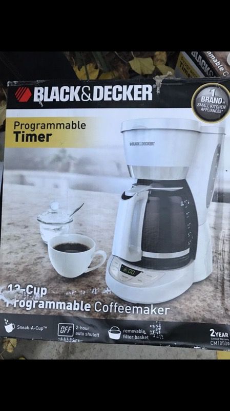 Brand-new black and decker coffee pot