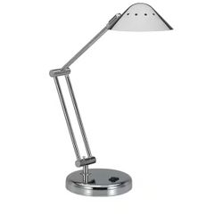 Halogen Brushed Nickel Desk Lamp