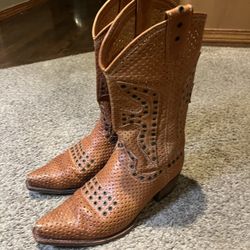 Like New Mens Size 8 Cowboy Boots