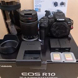 Canon EOS R10 Mirrorless Camera + RF-S 18-150mm Lens Kit