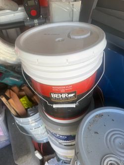 Behr Premium Plus Exterior Flat Paint 5-Gallon