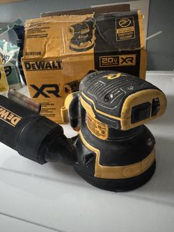 DEWALT XR 20-Volt Orbital Sander Brushless Variable Speed Random with Dust Management with warranty 