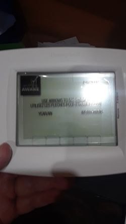 Honeywell Touchscreen Thermostat