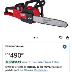 Milwaukee Chainsaw 