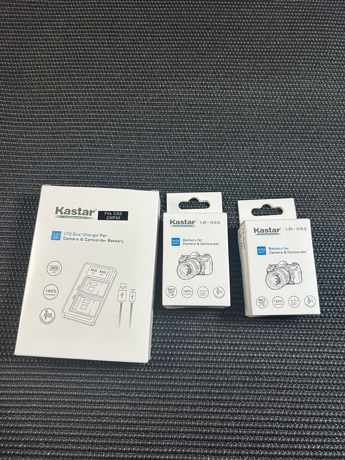 2-Pack Battery & LTD2 USB Charger Replacement for VJIANGER 4K Digital camera