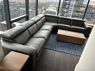 Dania Leather Couch