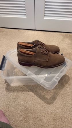 New! Clarks Men's Suede Derby Dress Shoes