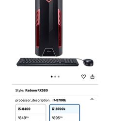 Acer N50 Gaming Computer 