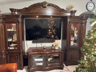 TV ACME Furniture - Vendome I| Entertainment Center - Cherry -
