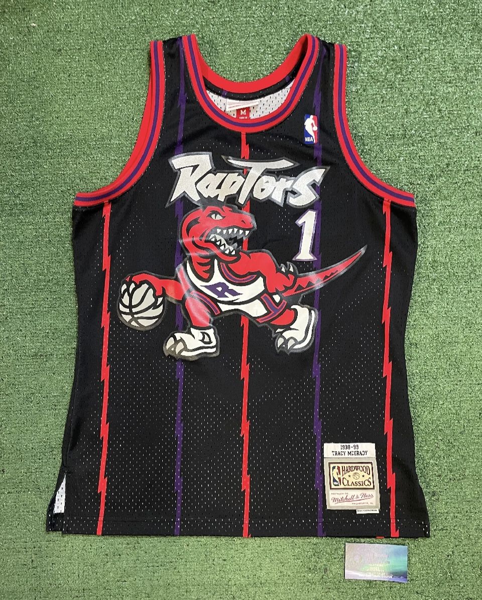 Tracy McGrady #1 Mitchell & Ness Toronto Raptors jersey