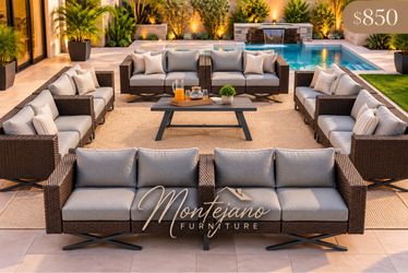 16 Seater Patio Furniture Set