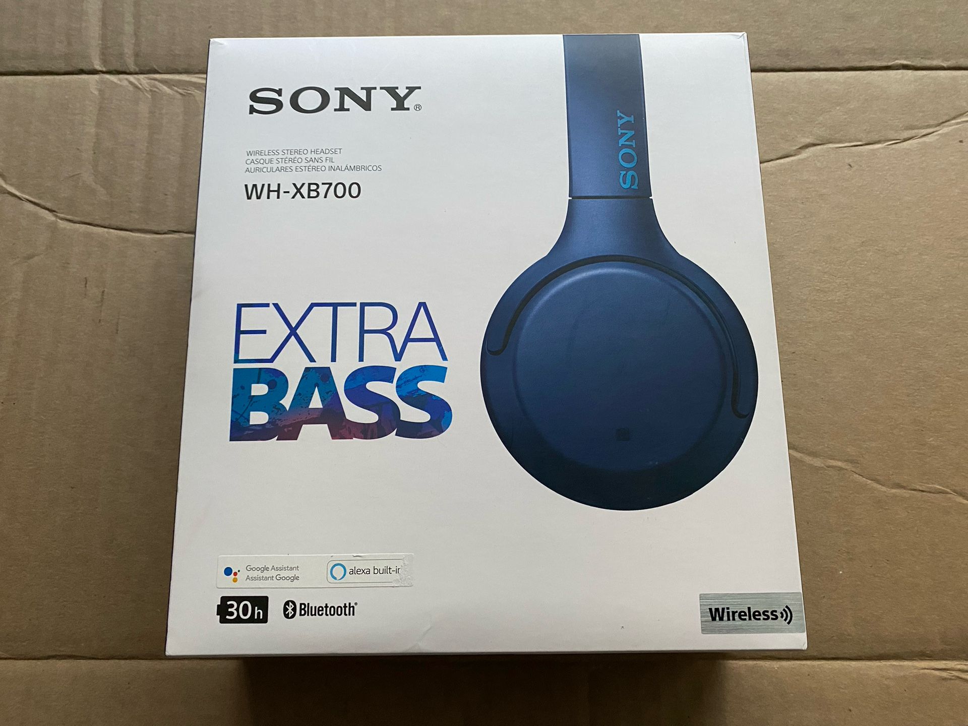 Sony WH-XB700 Extra Bass Wireless Headphones 