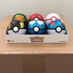 LOT of 59x Pokeball Tins (Empty) - Pokemon TCG