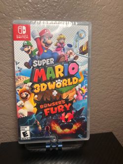 Hey, it’s never been used I’m asking$55for Super Mario 3D World + Bowser's Fury the game for the Nintendo switch it’s brand new. Has two games in one.