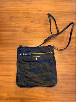 Black cheetah print, Michael Kors Crossbody purse