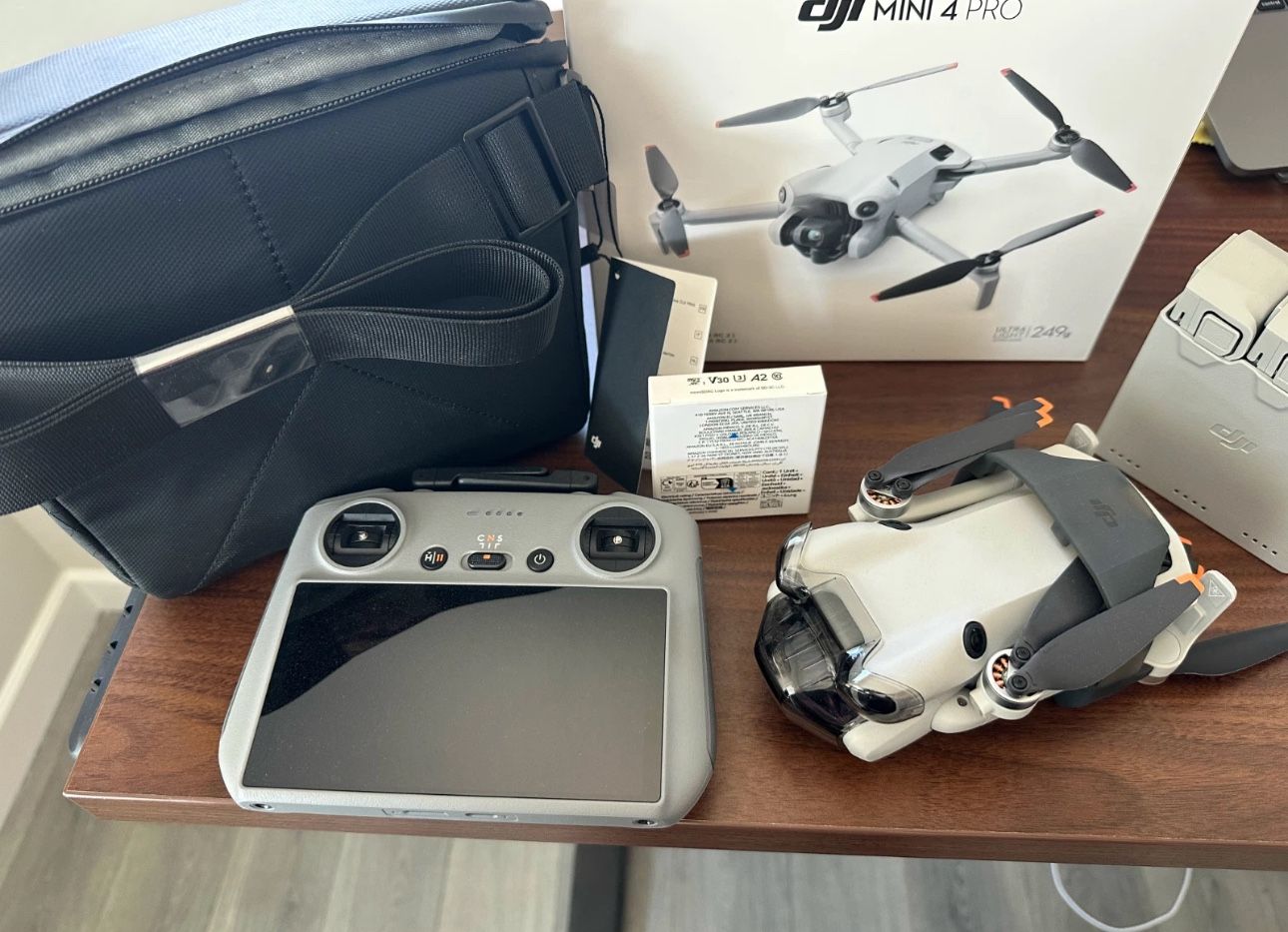 DJI Mini 4 Pro Fly More Combo w/ RC 2 Remote & 128GB SD card