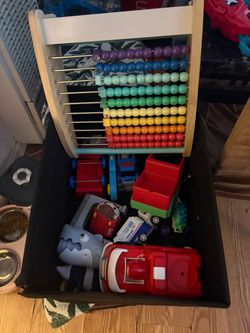 Kids Toy Lot with Abacus and Vehicles