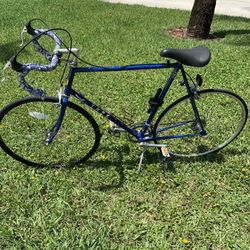 Gorgeous Metallic Blue Trek Road Bike L Frame Bicycle Excellent !