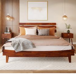 King Bed frame Wood 