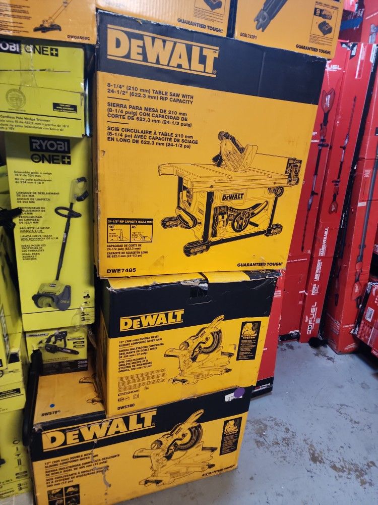 Dewalt Table Saw $300 Dewalt 780dw New In Box $450