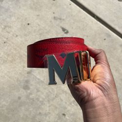 Red McM belt 1 size fits all FIRM