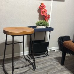 Coaster Bar Stools – Set of 3 – Solid Wood & Metal (Bar Height)