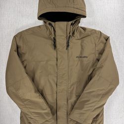 Columbia Men's Burnt Orange Winter Jacket Size M