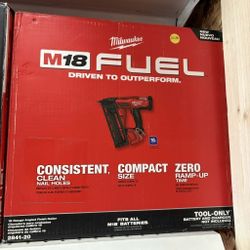 Milwaukee New 16ga Finish Nailer 