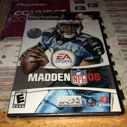 Brand New Never Been Opened PS2 Game EA Sports 🏈 MADDEN NFL Football 🏈 08 