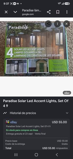 Lámparas decorativas de led solares