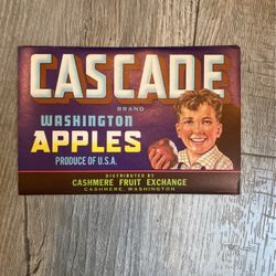 Crate label vintage original