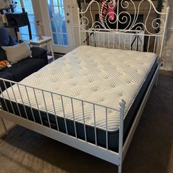 Ikea Queen Size Bed Metal Frame $225